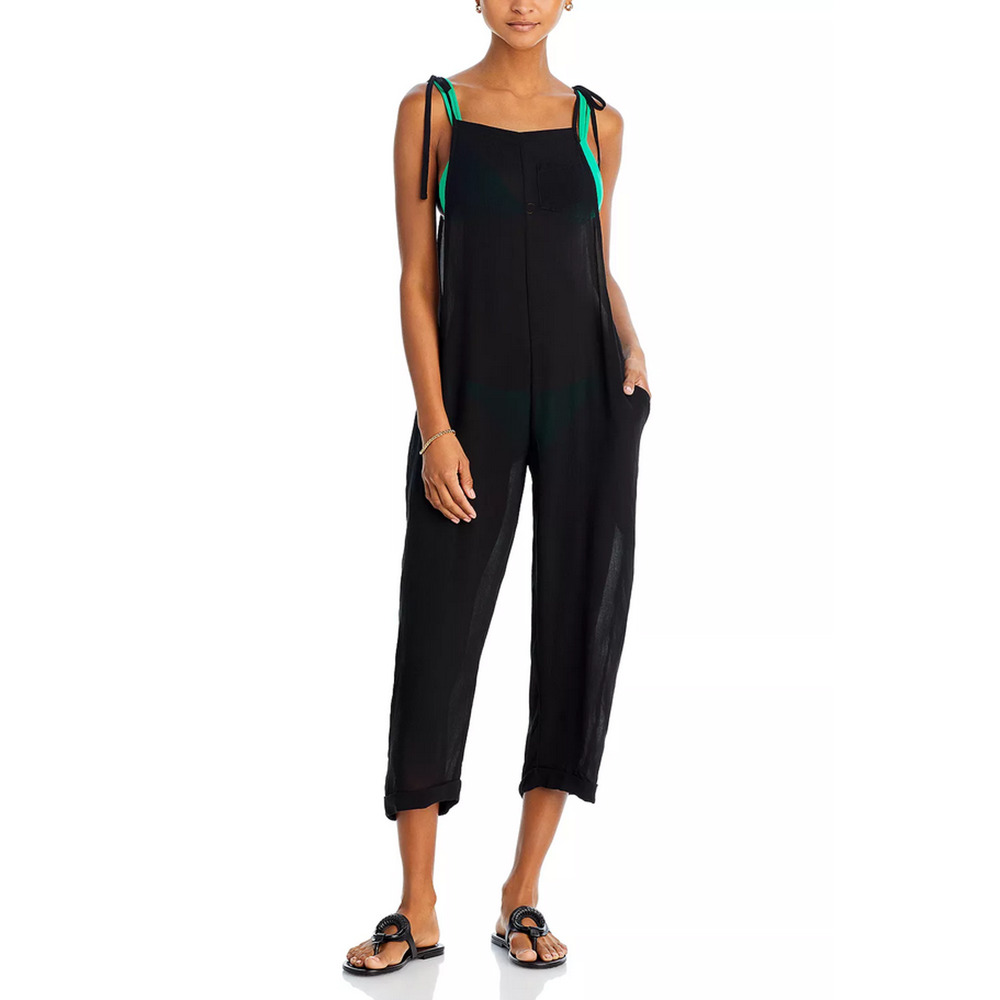 Aqua Swim Jumper Swim Cover-Up Black Size XS